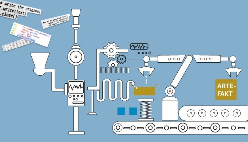 ecclesias auf dem Digitaltag Illustration